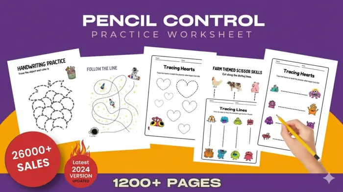 Pencil Control Practice Pack